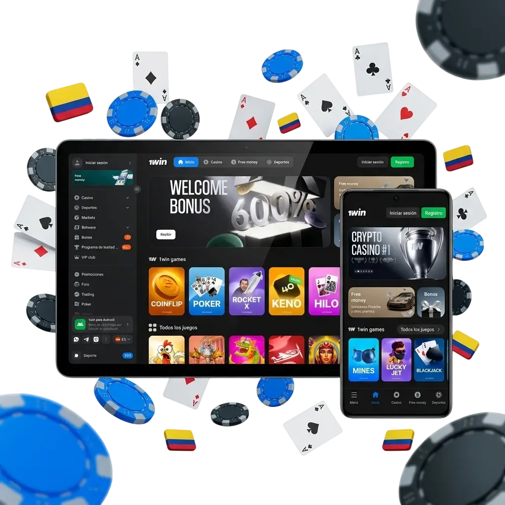 Plataforma 1win Colombia: apuestas deportivas, casino online y app oficial con licencia de Curaçao