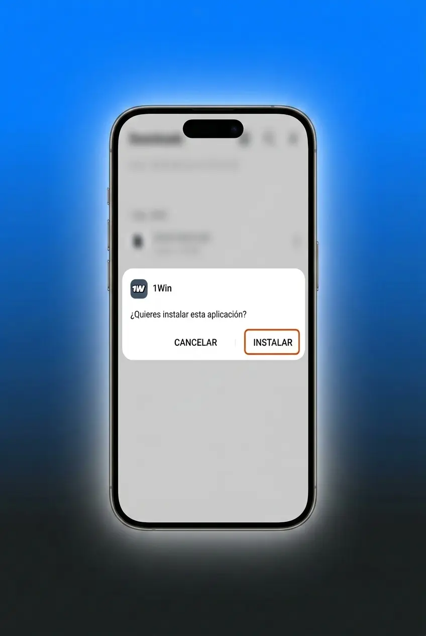 Instalación de la app 1win APK en Android: pasos desde ajustes de seguridad hasta acceso al casino