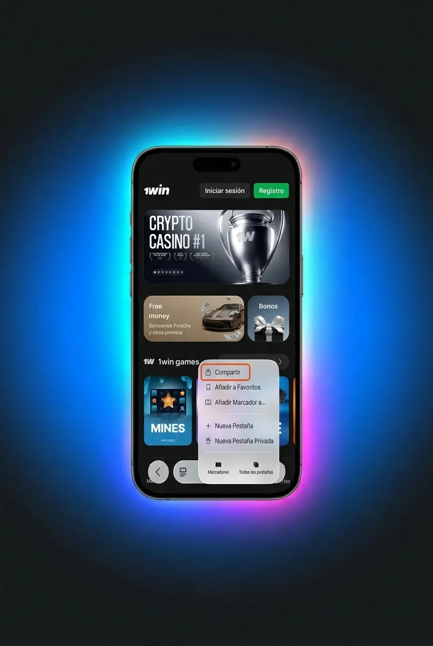 Descarga e instalación de la app 1win en iOS desde la App Store en iPhone e iPad con iOS 12.0 o superior