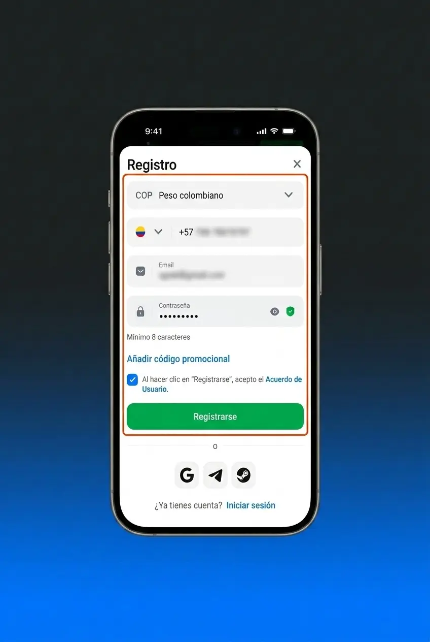 Pantalla de la app 1win con apuestas de MMA y peleas UFC en vivo, disponible para Android e iOS