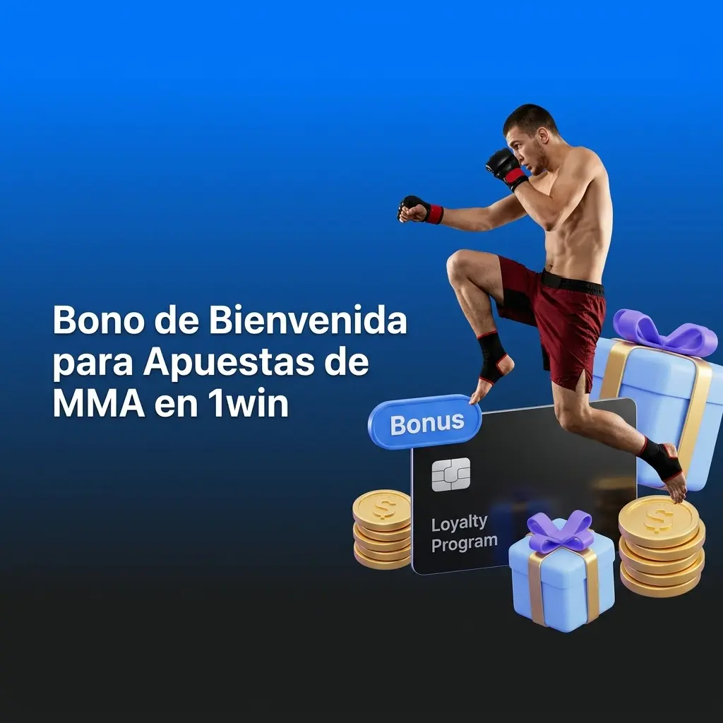 Bono de bienvenida 500% en 1win para apuestas de MMA y UFC en Colombia, hasta 500 USD para nuevos usuarios
