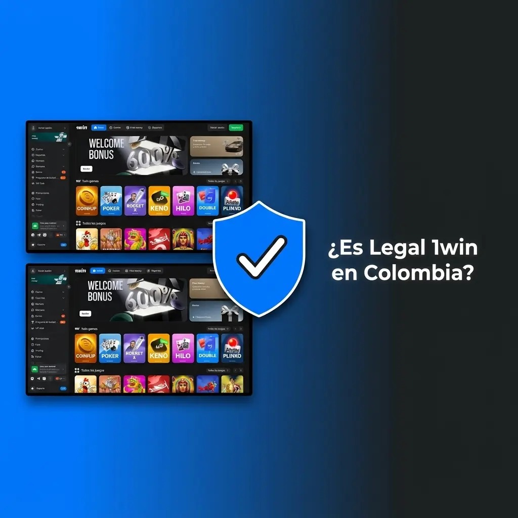 Plataforma 1win con licencia Curaçao eGaming operando legalmente para usuarios colombianos con cifrado SSL
